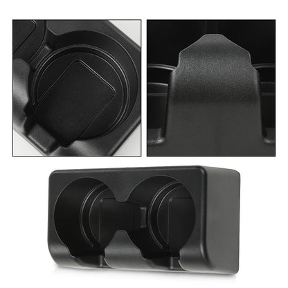 G-PLUS Front Rear Bench Seat Dual Cup Holder Center Console Insert Double Storage Compatible with Chevy Colorado 2004-2012/Fit GMC Canyon 2004-2012 19256630 89039574 89039575 19121876