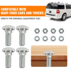 G-PLUS Front Rear Bumper Bolts Stainless Capped Round Head Compatible with Many Ford Cars and Trucks