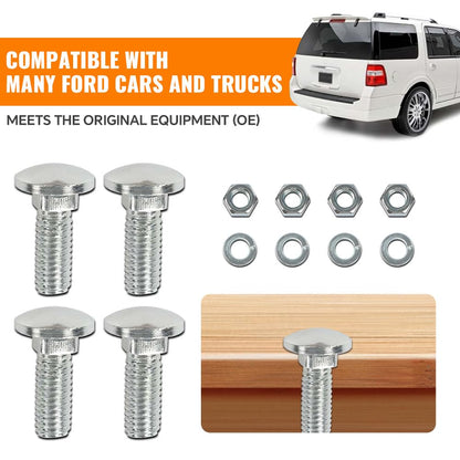 G-PLUS Front Rear Bumper Bolts Stainless Capped Round Head Compatible with Many Ford Cars and Trucks
