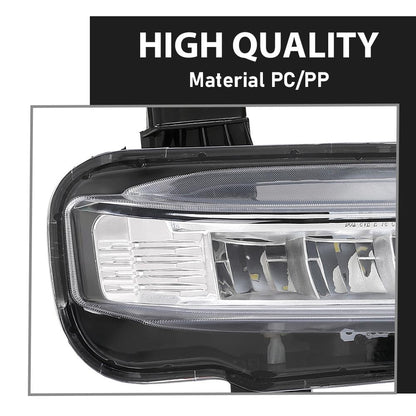 G-PLUS LED Front Right Fog Lights Lamp Assembly, Compatible with Ford Explorer 2020-2024 (Except Timberline Model), Passenger Side, LB5Z15200C, LB5Z15200D