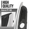G-PLUS Front Side Fog Lamp Bezel Insert Set of 2pcs Compatible with Buick Regal 2014 2015 2016 2017 23142357, 23142358, GM1038275, GM1039275 Chrome Black