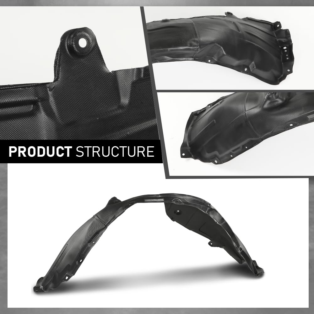 G-PLUS Front Passenger Side Fender Liner Compatible with Toyota Camry L LE XLE 2012-2014,Fit Toyota Camry Hybrid 2012-2014 TO1249160