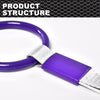 G-PLUS JDM Tsurikawa Ring Round Subway Train Bus Car Handle Hand Straps Drift Charm, Rear Bumper Warning Ring (Purple)