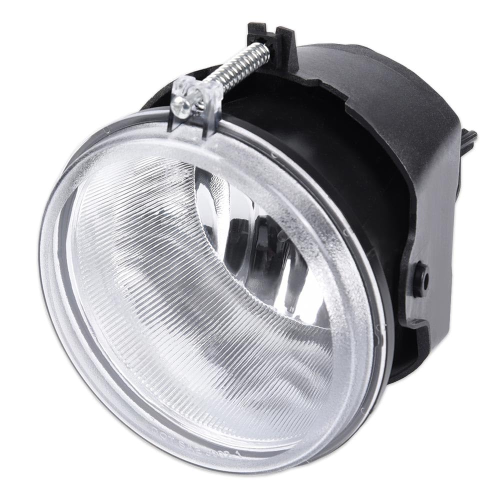 G-PLUS Front Bumper Driving Fog Lights w/Bulb Compatible with Jeep Grand Cherokee 2005 2006 2007 2008 2009 2010 Fit Jeep Commander 2006 2007 2008 2009 2010 CH2592138, CH2592138, 4805859AA Clear Lens