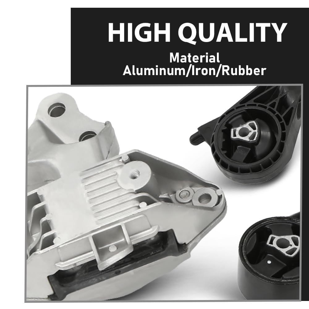 G-PLUS Engine & Trans Mount Set 4Pcs Compatible with Buick Cascada 1.6L 2016-2019 for Auto Trans,Fit Chevy Cruze 1.8L 2011-2015 for Auto Trans 3223, 3265