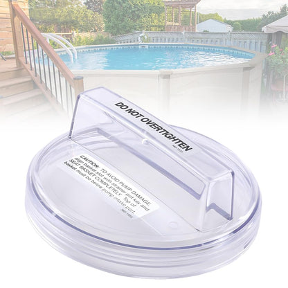 G-PLUS Clear Pool Pump Strainer Lid 1121-1429 Fit Lomart Ultra Promega 3 Fit Embassy High Performance Pump Fit Doughboy Powerline XP