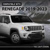 G-PLUS Pair Front Fog Light Covers, Compatible with Jeep Renegade 2019-2023, LH Driver & RH Right 2PCS, 6VP53LXHAA, 6VP55LXHAA