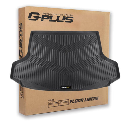 G-PLUS Rear Trunk Mat Compatible with Honda HRV 2023 2024 2025 TPE All Weather Full Cover Protection 1 Piece Black Cargo Mats Floor Mats