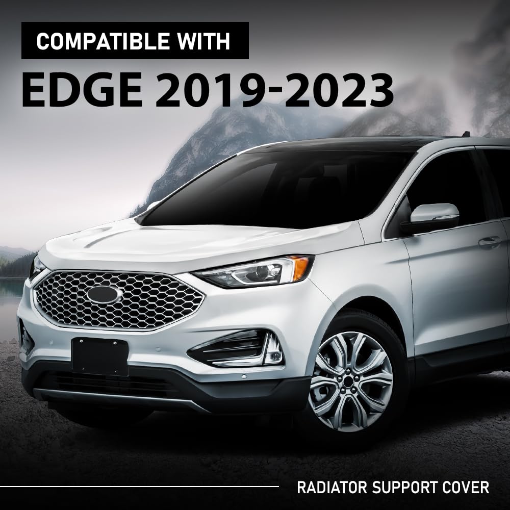 G-PLUS Radiator Support Cover, Compatible with Ford Edge/Edge ST 2019-2023, 22831TFWP