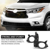 G-PLUS Pair Front Fog Light Bezel, Compatible with Toyota Highlander 2014 2015 2016, Bumper Cover Trims, Left Driver & Right Passenger Side 2PCS, TO1039178, TO1038178