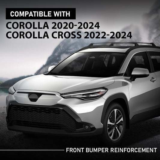 G-PLUS Front Bumper Reinforcement, Compatible with Toyota Corolla 2020-2024/ Corolla Cross 2022-2024, 5213202050, TO1007112