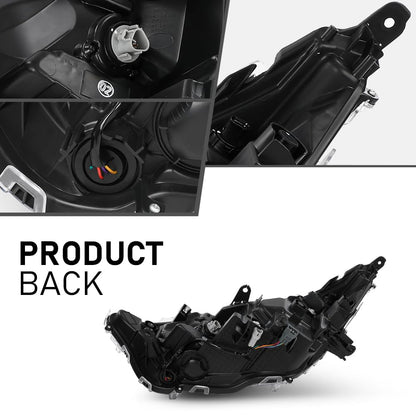 G-PLUS LED Headlights Assembly Front Headlamp Right Compatible with Toyota RAV4 XLE Hybrid XSE/Limited 2019-2022 81110-0R162 Bumper Headlamps,faros delanteros