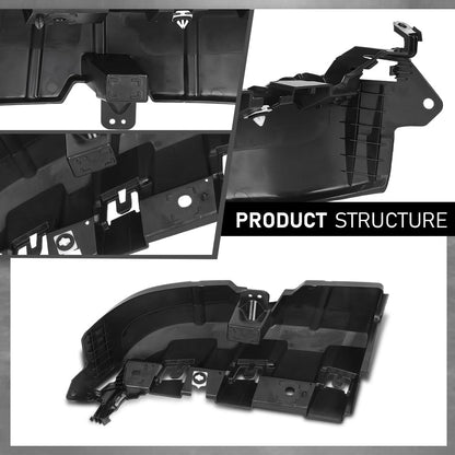 G-PLUS Bumper End Support Left Compatible with Ford Mustang 2018-2023 JR3Z17E855A, JR3Z-17E855-A Black
