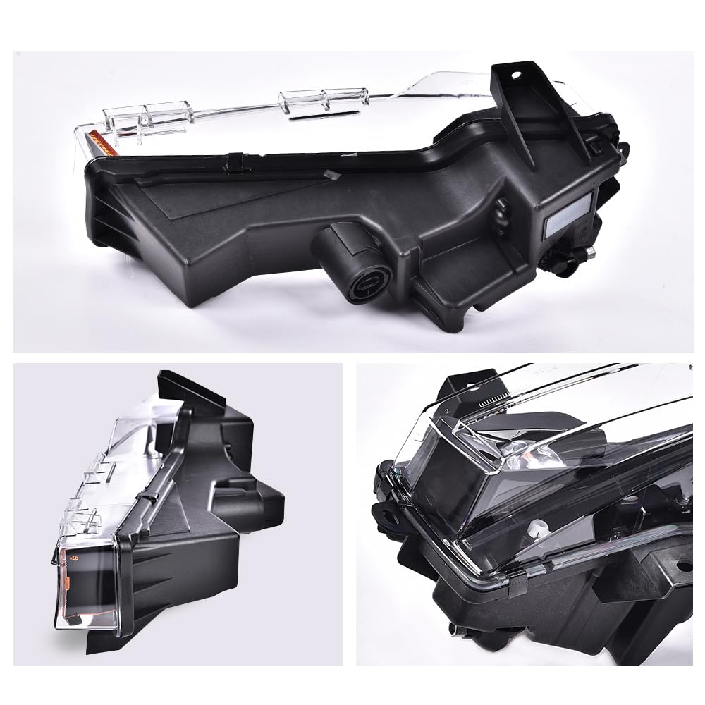 G-PLUS Right Fog Light Compatible with Tesla 3 2017-2023 /Fit Tesla Y 2020-2023 Amber DRL UP-LEVEL Right Front Passenger RH Fog Lamp 1077391 107739100 1077391-00-C 1077391-00-D 1077391-00-E