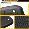 TPE Floor Mats Cargo Liners 2PCS, Compatible with Dodge Ram 1500 1994-2001/ Ram 2500 3500 1994-2002, 1st Row, Floor Liner All Weather Full Cover Protection