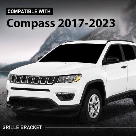 G-PLUS Grille Bracket Compatible with Jeep Compass 2017-2023 68258700AD, CH1223107