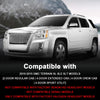 G-PLUS Projector Headlight Compatible with GMC Terrain (submodel: SLE, SLT) 2010-2015 /Fit Terrain SL 2015 Right Passenger Front Clear Lens Chrome Housing Bumper Headlamps,faros delanteros