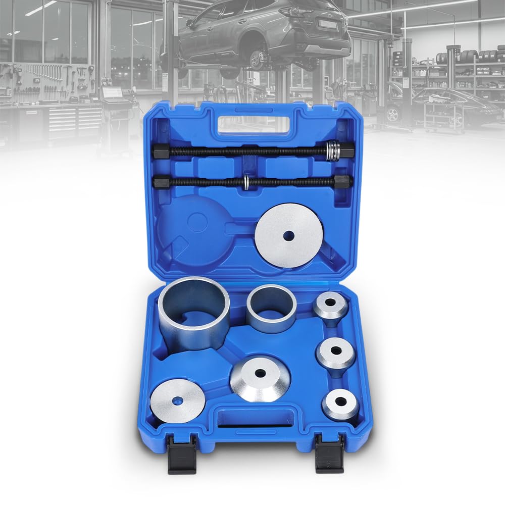 G-PLUS Bushing Press Kit Compatible with VW Audi Not Universal 45 Steel Silver
