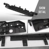 G-PLUS Front Lower Bumper Absorber Compatible with Toyota RAV4 TRD Off-Road 2020-2024, Fit Toyota RAV4 2019-2024 526180R050, TO1070233 Black