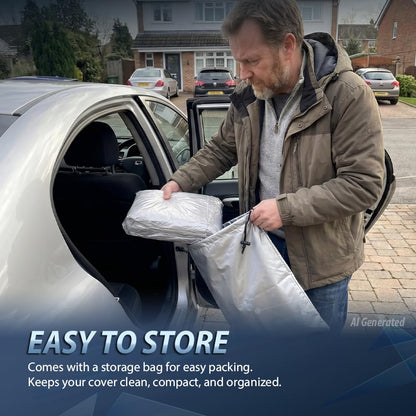 G-PLUS Waterproof All Weather Car Cover for SUV,Silver