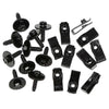 G-PLUS Body Bolts & U-nut Clips- M6-1.0 x 25mm- 10mm Hex- 20 pcs (10ea) Compatible with Ford Truck