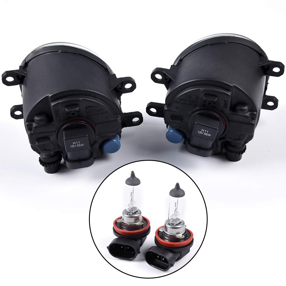 G-PLUS Bumper Fog Lights Assembly Compatible With 2012-2015 Toyota Tacoma Clear Driving Fog Lamps W/Switch Bulbs Kit