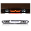 G-PLUS LED Third Brake Light Compatible With 07-14 Chevy Silverado/GMC Sierra,3RD LED Bar Brake/Cargo Light,Type X (Clear lens Chrome Housing Amber Reflector)