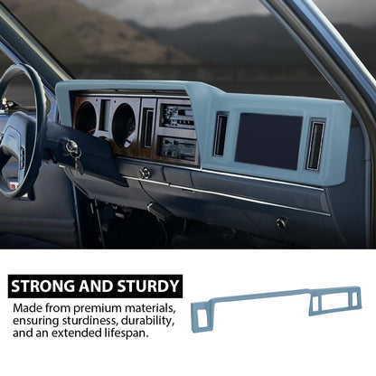 G-PLUS TPE Dash Dashboard Cover, Compatible with Ford Ranger 1983-1987, Fit Ranger Custom/S/XLT/STX 1988, Light Blue