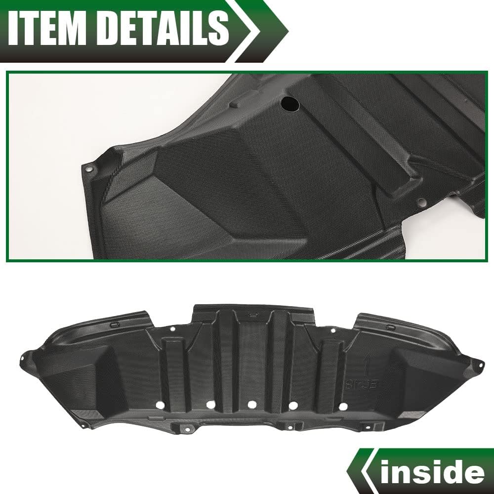 G-PLUS Front Engine Splash Shield Under Cover Compatible with Toyota Corolla 2009 2010 2011 2012 2013 5145102040 TO1228148