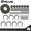 G-PLUS Hard Top Roof Compatible with 2016 2017 2018 2019 2020 Polaris Ranger 570 Full Size Round Roll Cage Tubing Models