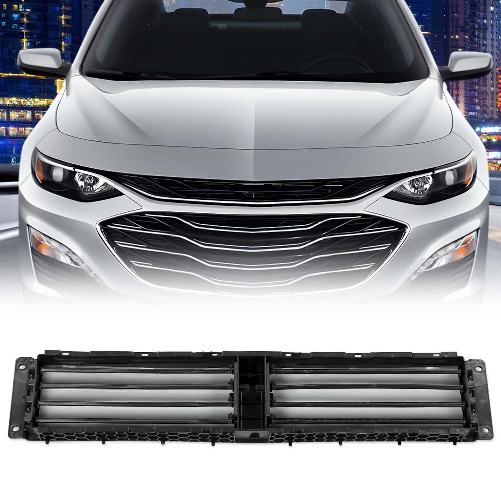 G-PLUS Active Grille Shutter Assembly without Motor/Actuator/Controller Compatible with Buick LaCrosse Avenir Sport Touring 2017-2019/Fit Chevy Malibu 2016-2020 GM1206116 AGS1023