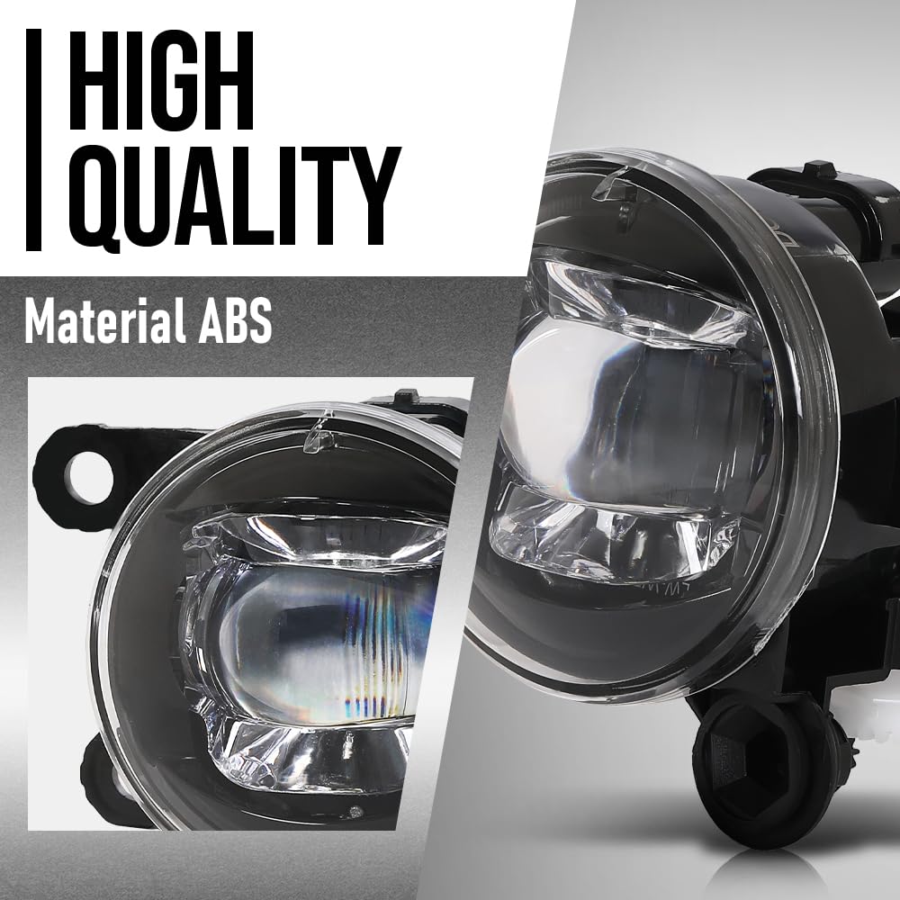 G-PLUS Right Passenger Fog Light Compatible with Volvo XC40 2018-2020 Fit Polestar 2 2021-2023 31689175 Black