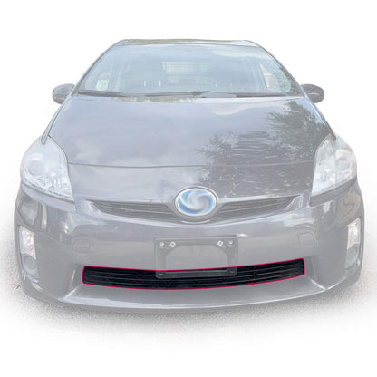 G-PLUS Front Bumper Lower Grille Grill Insert Compatible with Toyota Prius 2010-2011 Black ABS Plastic