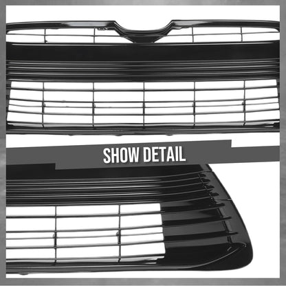 G-PLUS Front Bumper Lower Grille Assembly Compatible with Toyota Corolla LE XLE 2023-2024 5310212230 Glossy Black