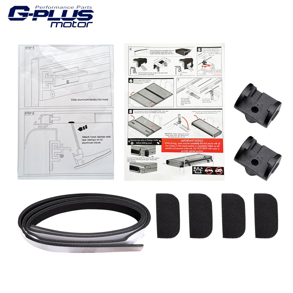 G-PLUS Hard Trifold Truck Bed Tonneau Cover Compatible with Chevy/GMC Colorado/Canyon 2004-2014 Standard Short Bed 6'
