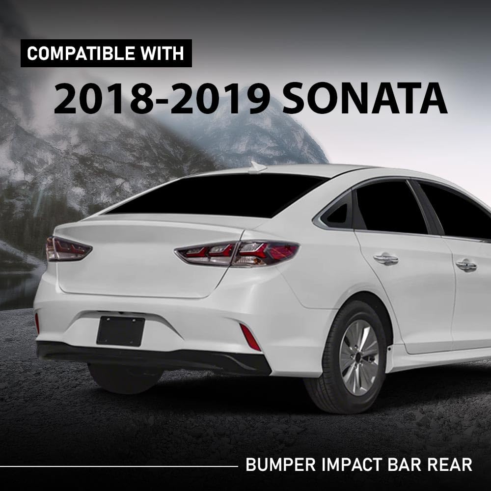 G-PLUS Rear Bumper Reinforcement Impact Bar Compatible with Hyundai Sonata 2018-2019 HY1106183 86631C2700