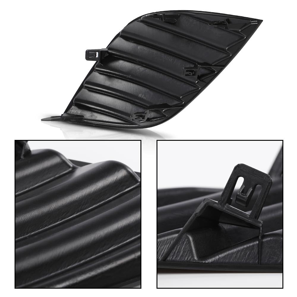 G-PLUS Front Bumper Fog Light Cover Bezel Driver and Passenger Side Compatible with Toyota Camry SE XSE 2018–2020 Fog Lamp Covers 8148106180 8148106170 TO1039211 TO1039210
