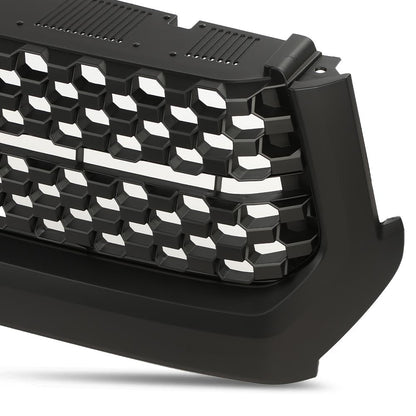 G-PLUS Front Bumper Grille Grill Compatible with 2014-2020 Toyota Tundra Front Honeycomb Matte black Bumper Grille Replacement