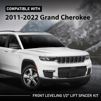 G-PLUS Front 0.5" Leveling 1/2" Lift Spacers Compatible with Jeep Grand Cherokee WK2 2011-2022