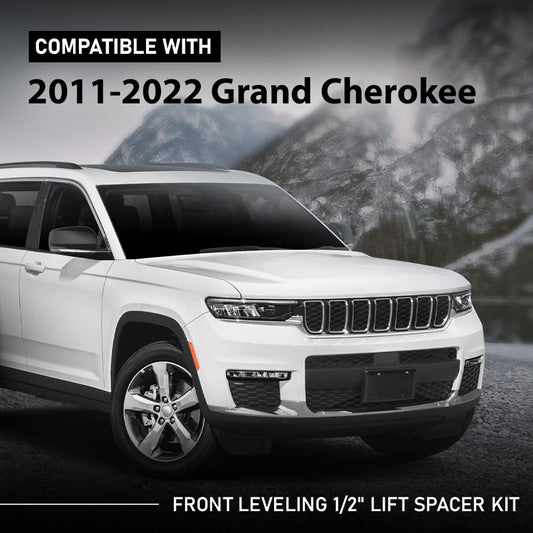 G-PLUS Front 0.5" Leveling 1/2" Lift Spacers Compatible with Jeep Grand Cherokee WK2 2011-2022