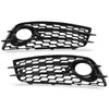 G-PLUS Fog Light Lamp Cover Grille Compatible with Audi A4 B8 S-Line S4 Models 2008-2012/ NOT Fit For Standard Bumper 88K0807681C, 8K0807682C