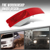 G-PLUS Rear Bumper Reflector Right Side Compatible with Volvo XC90 2007 2008 2009 2010 2011 2012 2013 2014 31111185 Red