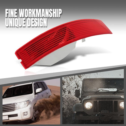 G-PLUS Rear Bumper Reflector Right Side Compatible with Volvo XC90 2007 2008 2009 2010 2011 2012 2013 2014 31111185 Red