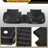 G-PLUS TPE 4PCS Floor Mats Cargo Liners Compatible with Honda CR-V CRV (Include Hybrid) 2023 2024 2025 All Weather Full Cover Protection 1st & 2nd & 3rd Row Floor Liners Accessories