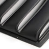 G-PLUS Window Louver Replacement for Chevy Camaro 2010 2011 2012 2013 2014 2015 Unpainted Black ABS Rear Window Scoop Windshield Louver Sun Shade Cover Rain Guard