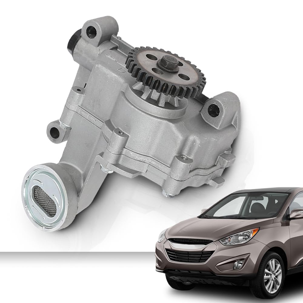 G-PLUS Engine Oil Pump Compatible with 2010-2013 Kia Forte Koup /2011-2013 Tucson /2013 Kia Forte5 /2010-2013 Kia Forte 2.0L 1998CC 122CU. IN. L4 DOHC 213102G011, 213102G010