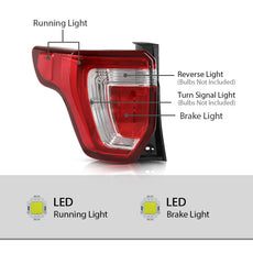 G-PLUS Tail Light Assembly for Ford Explorer 2016-2019 Left Right Product Features