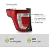 G-PLUS Tail Lights Assembly Compatible with Ford Explorer 2016 2017 2018 2019,Rear Brake Lamp Left & Right w/o Wiring Harness & Bulb FB5Z13405A Faros Traseros Luces Traseras
