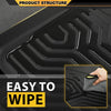 G-PLUS 3PCS Cargo Liner Floor Mat Compatible with 2017-2023 Tesla Model 3 Sept Old Style, Not Fit 2023 Oct-2026 New Model, Non-Slip All Weather 1st & 2nd Row, TPE Car Floor Liners Interior Accessories