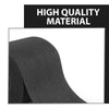 G-PLUS 12" x 50' Outdoor Ribbed Marine Carpet, Boat Trailer Bunk Carpet, Fit Boat Trailer Bunks Runner Docks Black